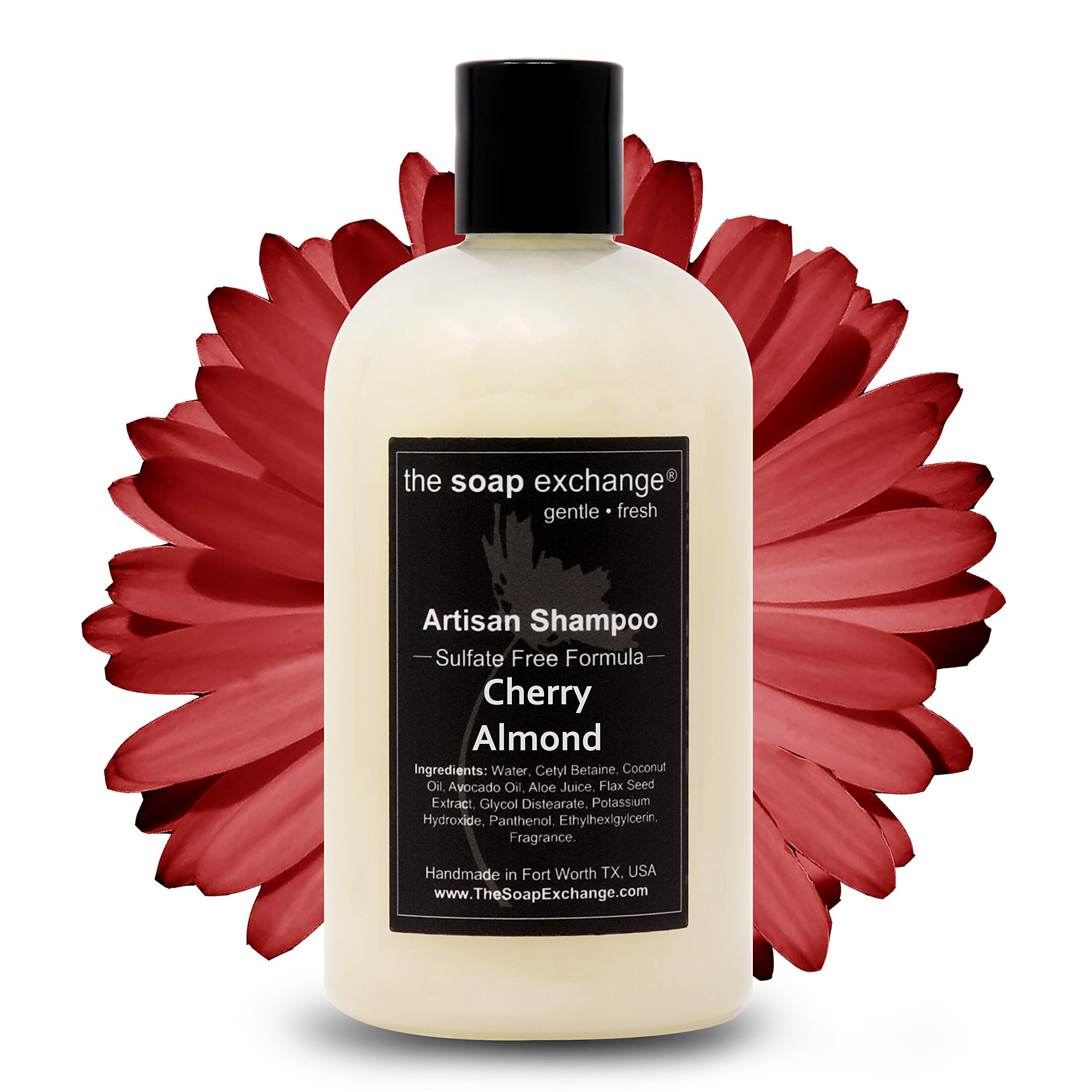 Amazon.com : The Soap Exchange Hair Shampoo - Cherry Almond Scent